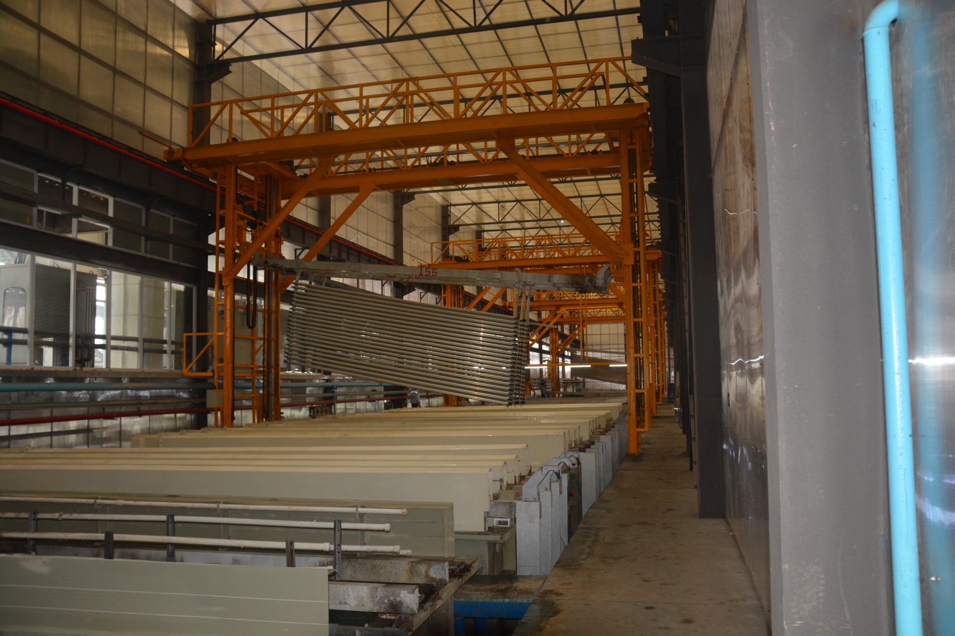 2019年投產的氧化電泳生產線